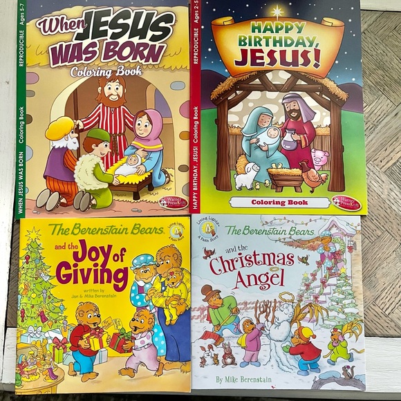 NEW Christmas Books & Coloring Books - Picture 1 of 5